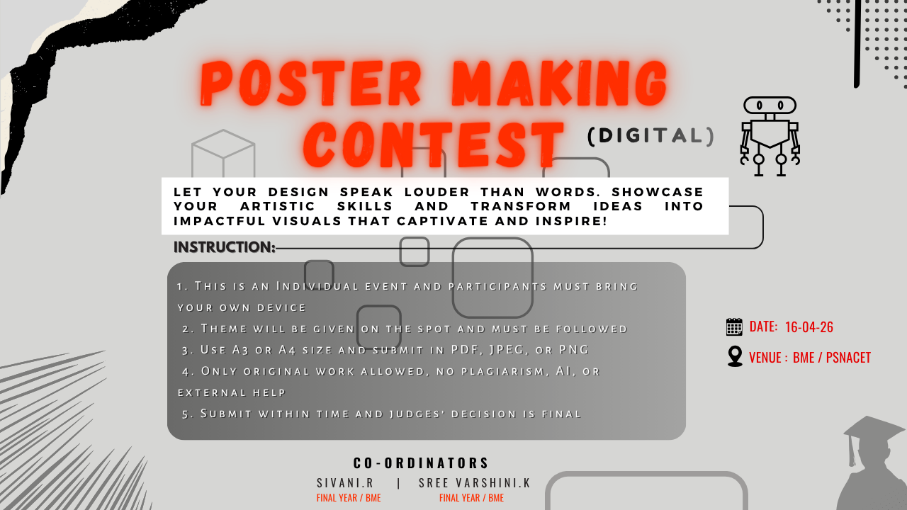 Poster Making Contest (Digital)